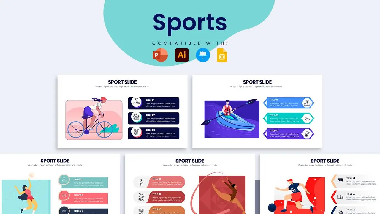 Slide de esportes
